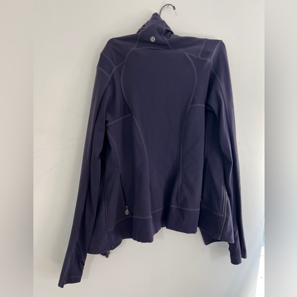 Lululemon Dark purple Asymmetrical Zip Jacket - Picture 4 of 6